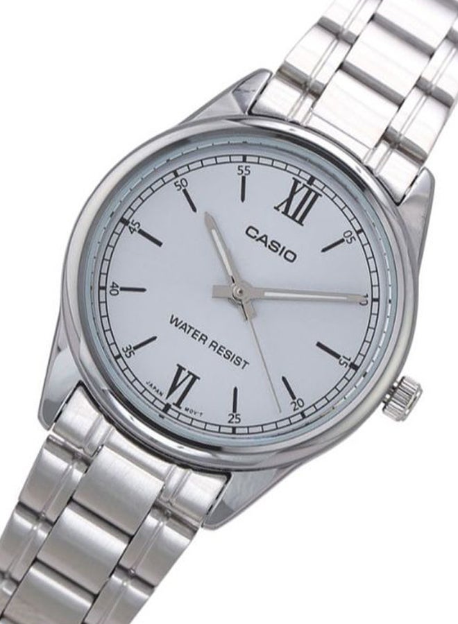 CASIO Women Stainless Steel Analog Watch LTP-V005D-2B3UDF - 34 mm - Silver - Image 2