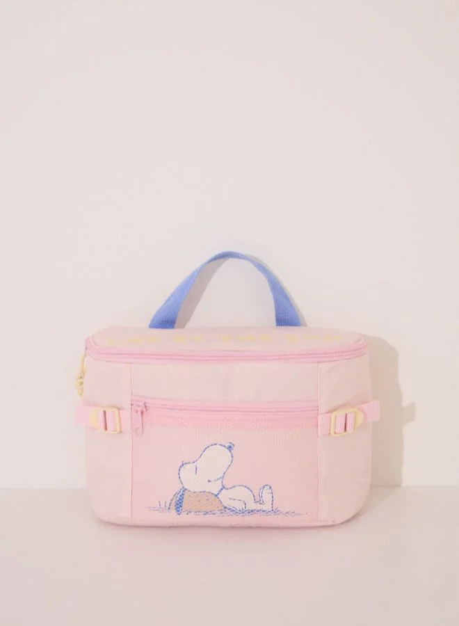 women'secret Large Pink Snoopy Vanity Case