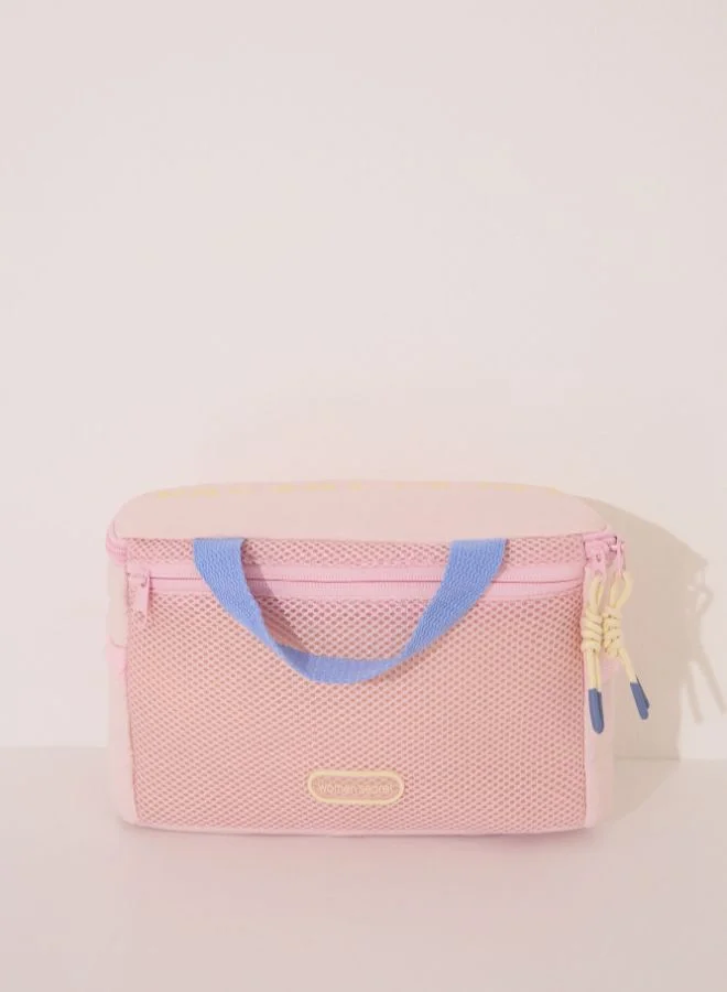 women'secret Large Pink Snoopy Vanity Case