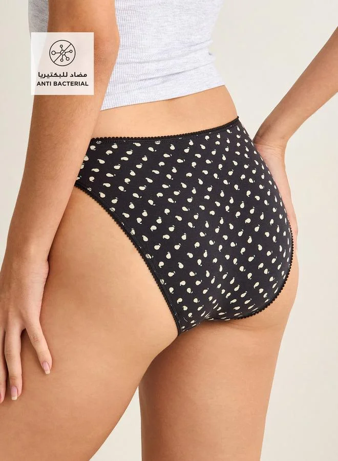 سبلاش فيڤ طقم من  سراويل داخلية بيكيني متنوعة بخصر مطاطي