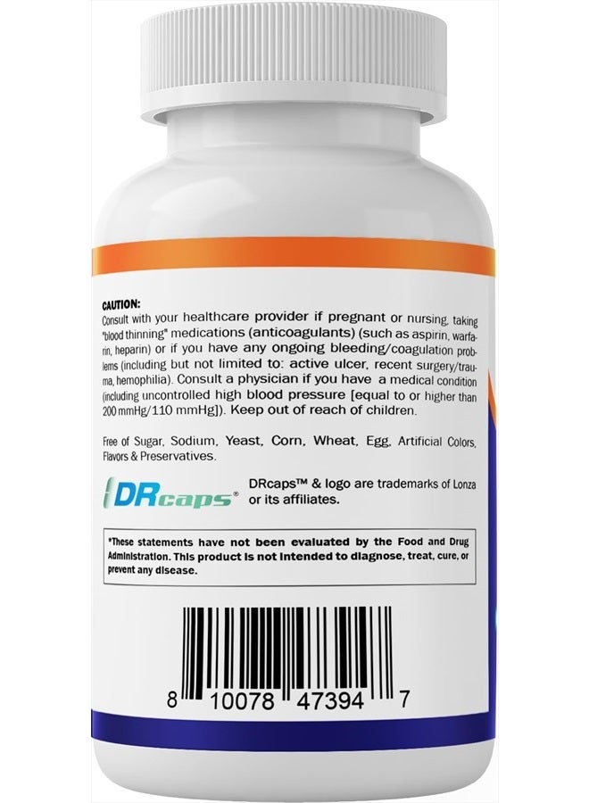 Vitamatic Serrapeptase 240,000 SPU Servings, 120 Delayed Released Capsules - Enteric Coated - Non-GMO & Gluten Free - Made in The USA (120 Count (Pack of 1)) - Image 4