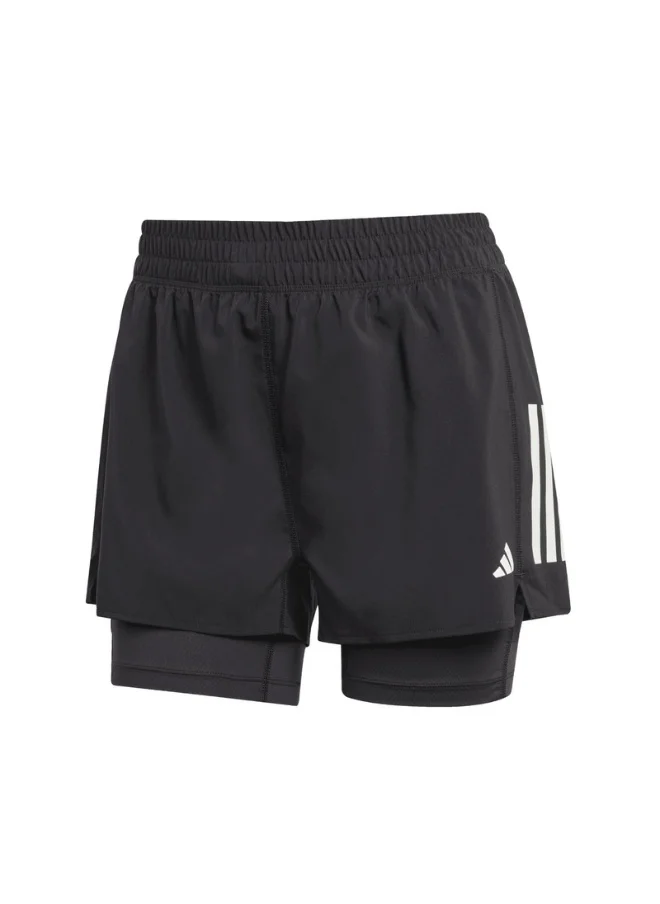 اديداس adidas OTR B S 2in1 W Black Running SHORTS for Women - 2XS