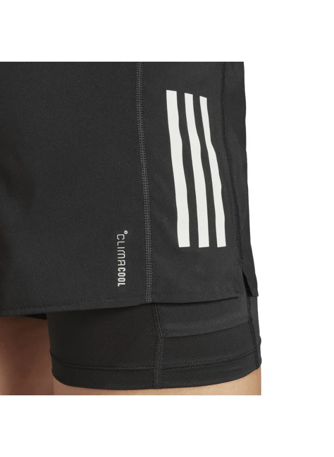 اديداس adidas OTR B S 2in1 W Black Running SHORTS for Women - 2XS