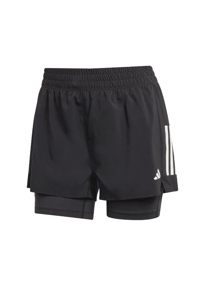 Adidas Adidas Otr B S 2In1 W Black Running Shorts For Women XS