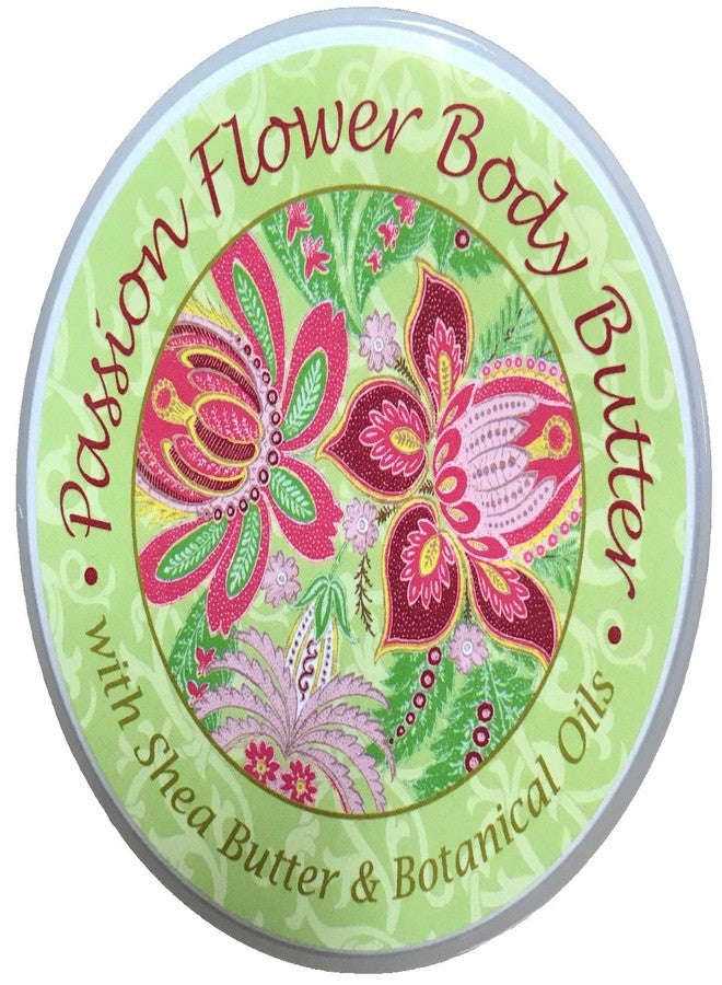 Greenwich Bay Trading Co. Scented Botanic Body Butter - Luxurious Hydration with Shea & Cocoa Butter, Enriched with Vitamin E - 8 Ounce Tub (Passion Flower) - Image 1