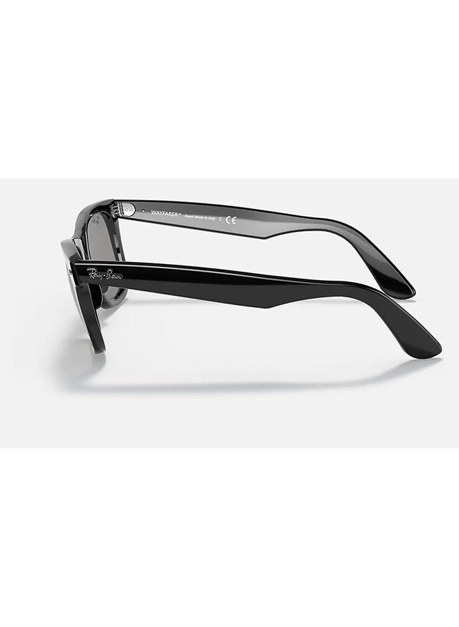 Ray-Ban Men Wayfarer Sunglasses - Lens Size: 52mm - Image 4