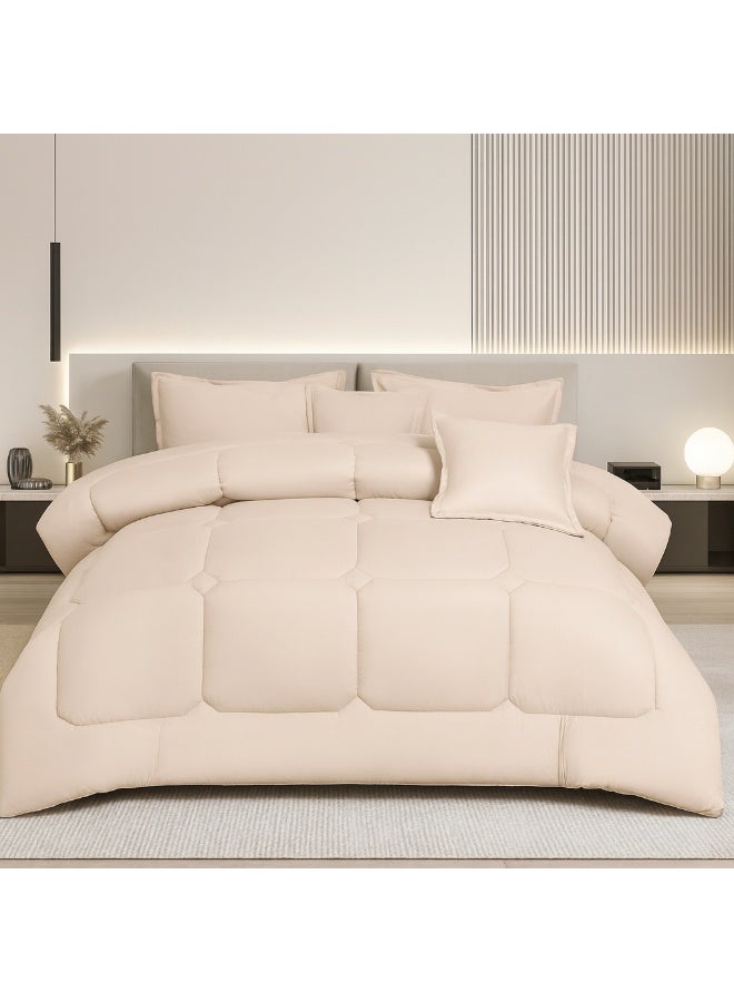 MingLi Luxurious summer royal bedspread | 6-piece king duvet set (250x230 cm) | Super light fluffy filling! - Image 1