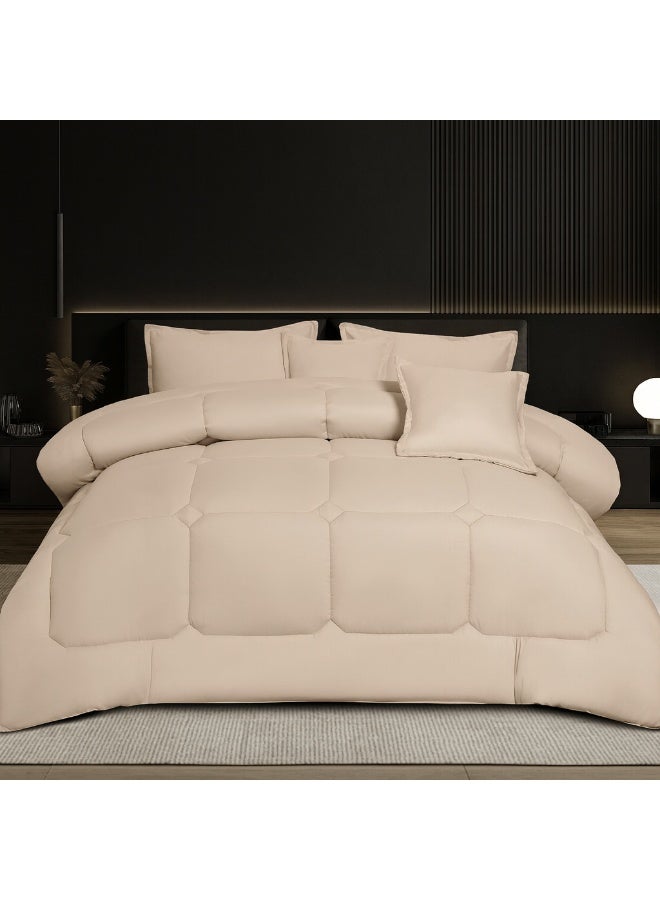 MingLi Luxurious summer royal bedspread | 6-piece king duvet set (250x230 cm) | Super light fluffy filling! - Image 4