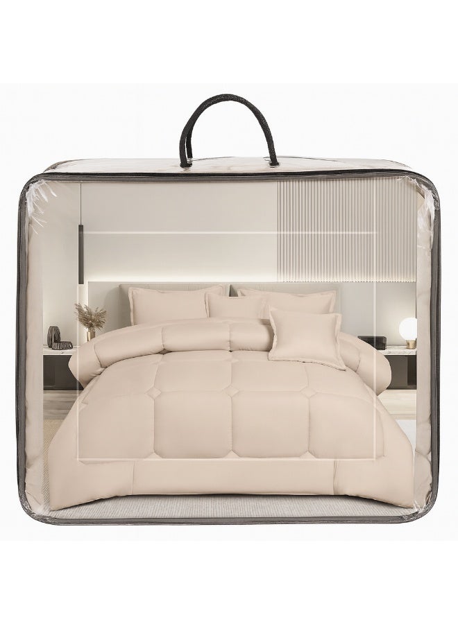 MingLi Luxurious summer royal bedspread | 6-piece king duvet set (250x230 cm) | Super light fluffy filling! - Image 5