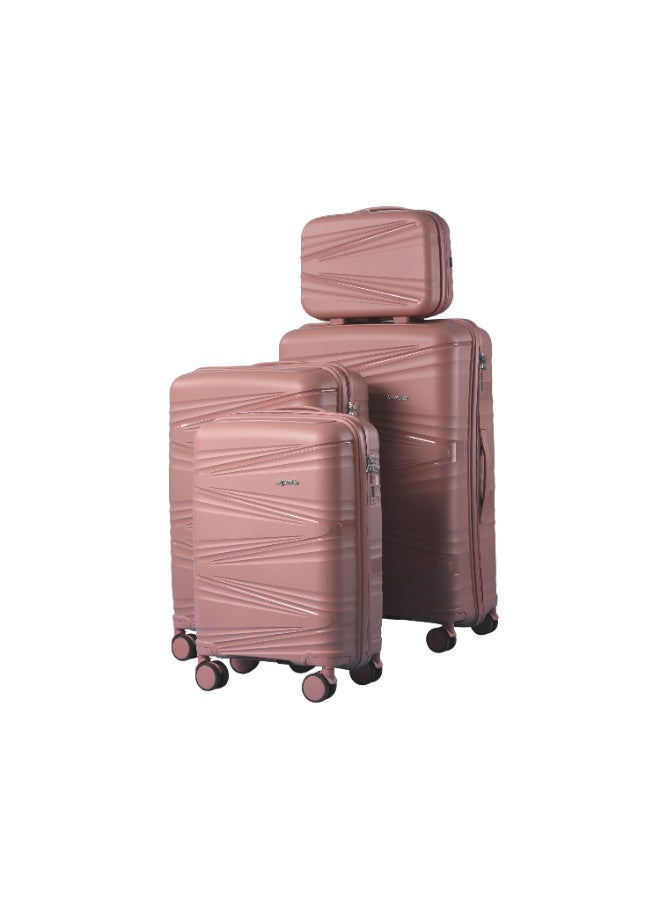 MONSCA MONSCA Unbreakable Luggege Set of 4, lightweight suitcase for travel  - Image 1