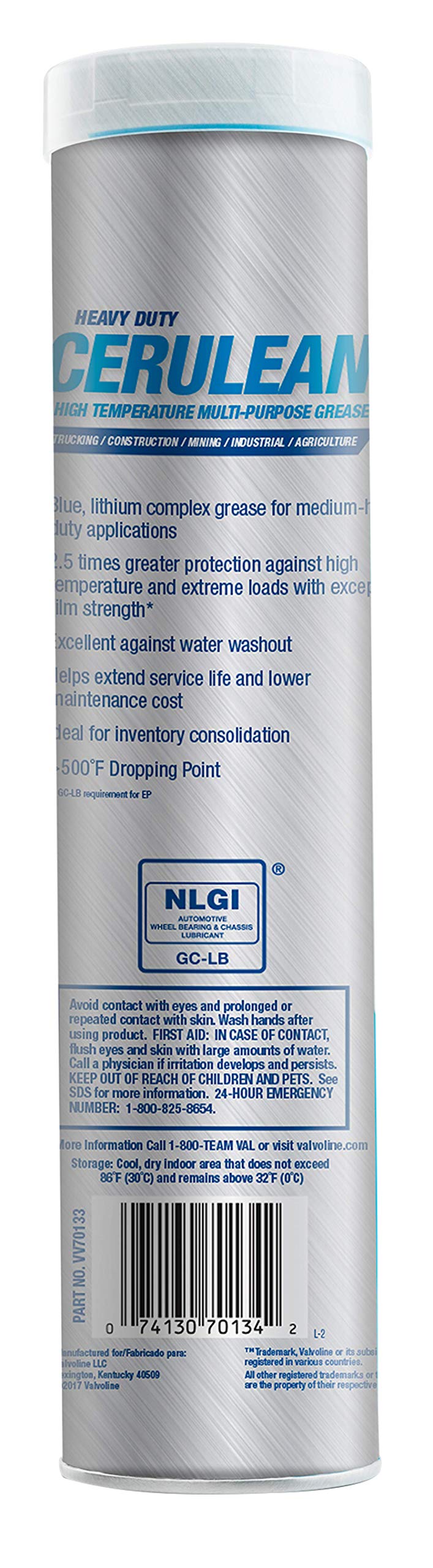 Valvoline زيت فالفولين سيروليان #2 ثقيل (HD) 14.1 أونصة كارتريدج - Image 2