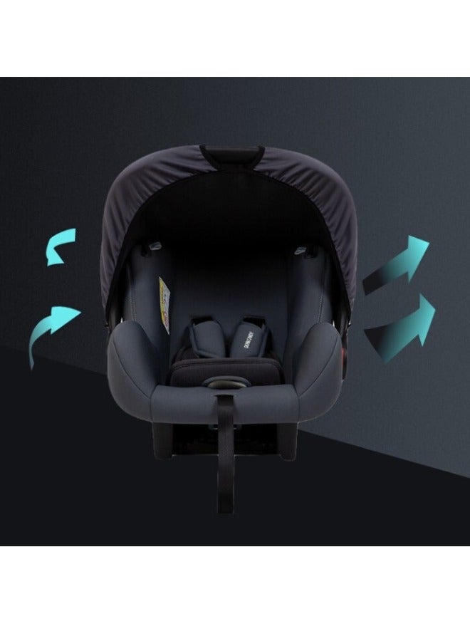 SMART HOME Portable baby car seat including soft body with comfortable 5-point harness with cradle and washable from birth to 15 months - Image 3