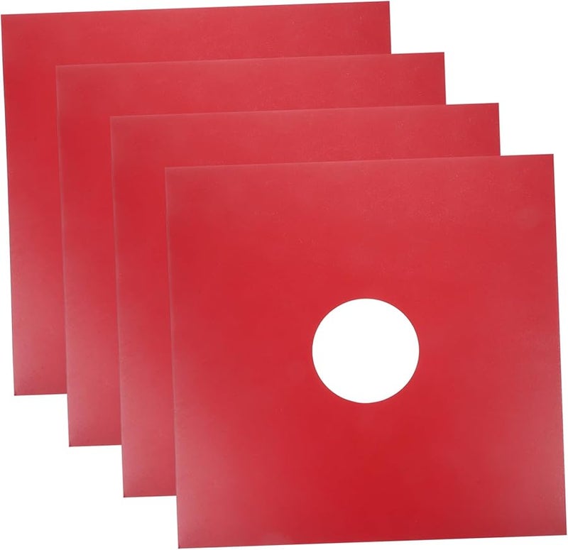 Heavyweight Cardboard Vinyl Record Sleeves 4 Pack Outer Covers For Dust And Scratch Protection - Image 2