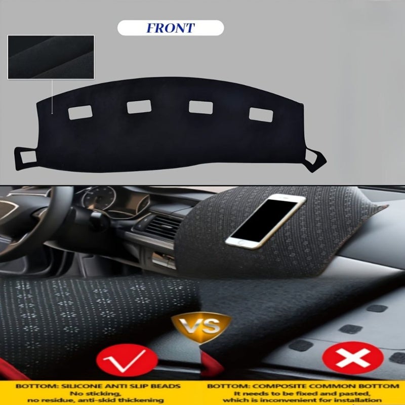 Dashboard Cover Compatible With Dodge RAM 1500 2500 3500 Models 1998 2001 Black - Image 1