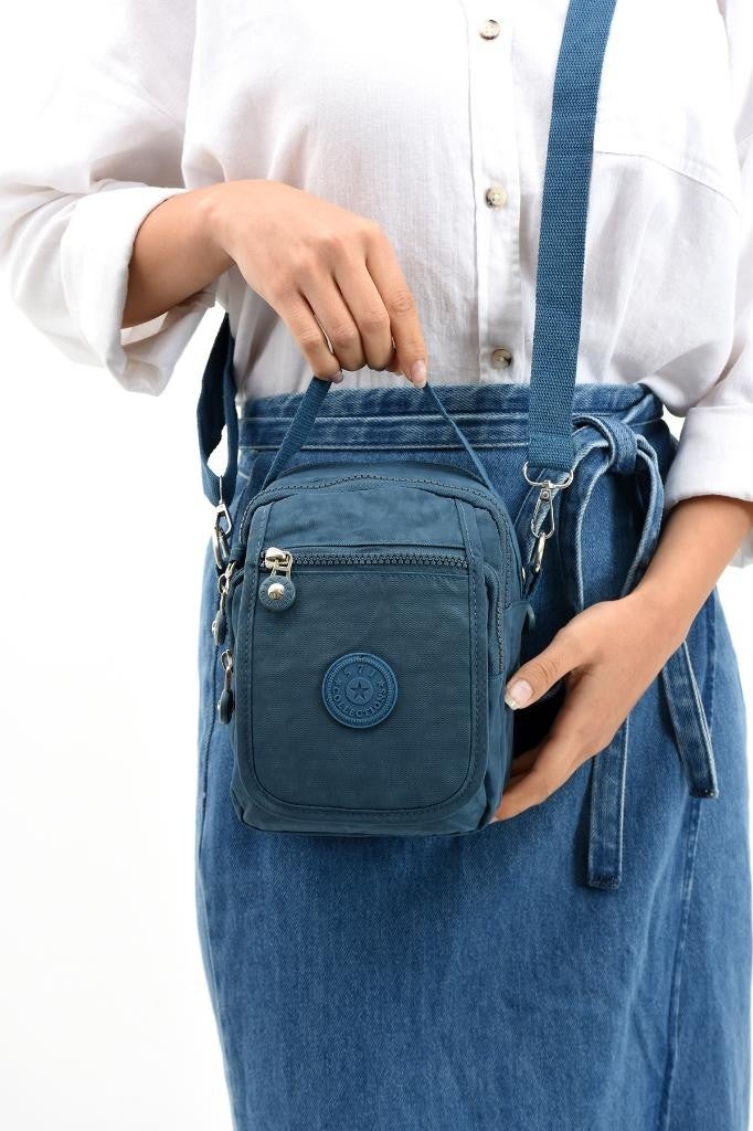 Baginn 571 Collection Clinkir Fabric Unisex Messenger Bag Handbag Crossbody Shoulder Bag 20*12 cm  - Image 2