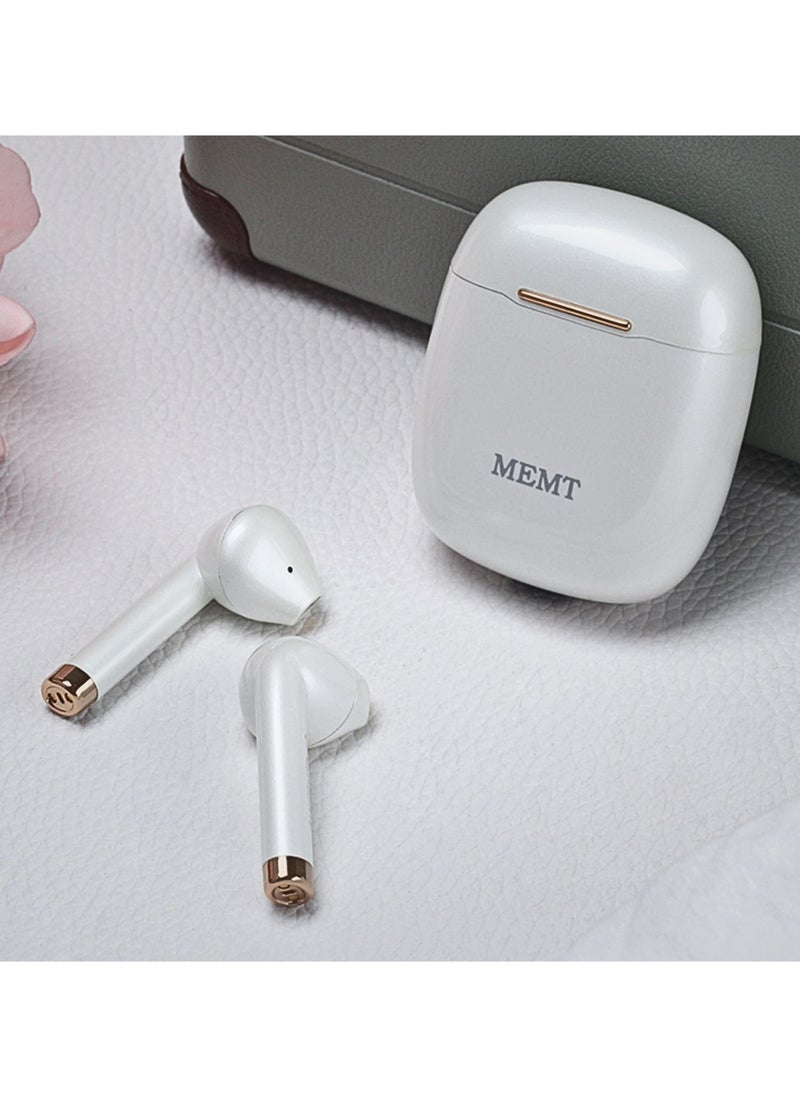 MEMT MEMT W1S Earbuds - True Wireless Comfort and Elegance with Rich Bass, Touch Control, and 20-Hour Battery Life  - Image 3