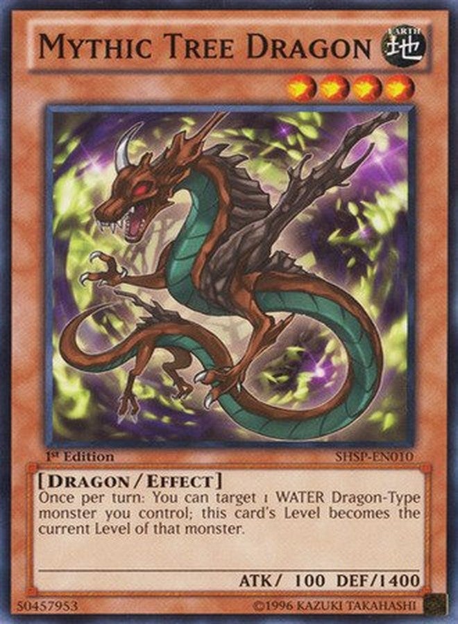 YU-GI-OH! - Mythic Tree Dragon (SHSP-EN010) - Shadow Specters - 1st Edition - Common
