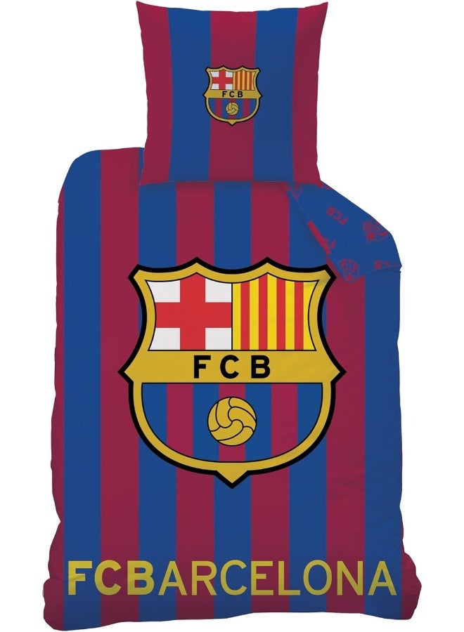 CTI CTI FC Barcelona Unisex Duvet Cover Set, Blue, 200 x 140 cm  - Image 1