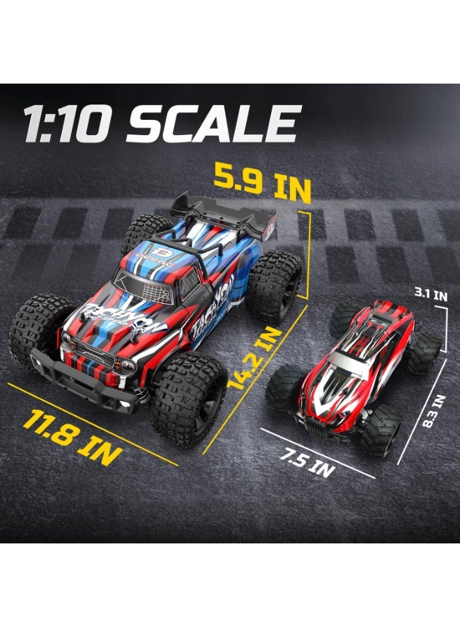 DEERC Remote Controlled Car 1:10 Scale Fast Brushless, 4WD 60+ KM/H High Speed, 2.4Ghz Off-Road RC Crawler 40+ Minutes Playtime - Image 5