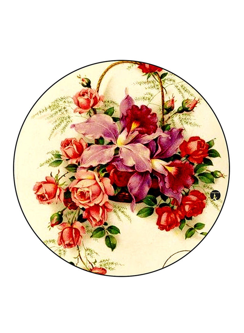 RKN Flowers Printed Mouse Pad  Multicolour