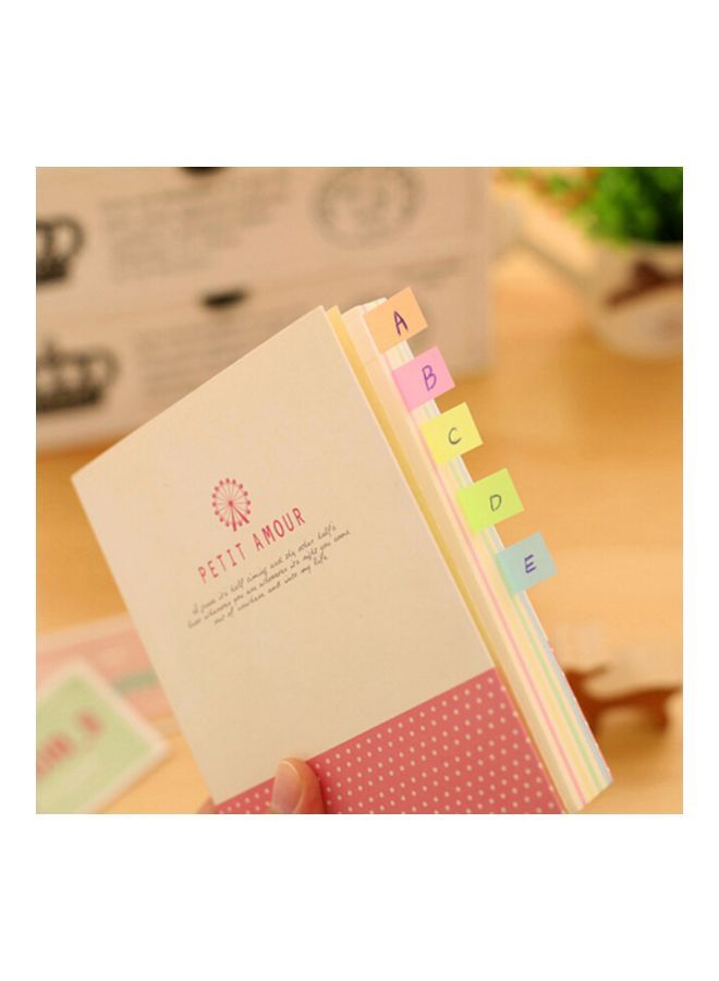 NIBEMINENT 10-Piece Classification Index Sticky Note Set Pink/Green/Blue - Image 2