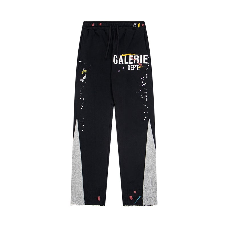 G D Splash Ink Graffiti Casual Loose Pants Stitching Couples Leg Pants Trendy Men'S And Women'S Same - Image 5