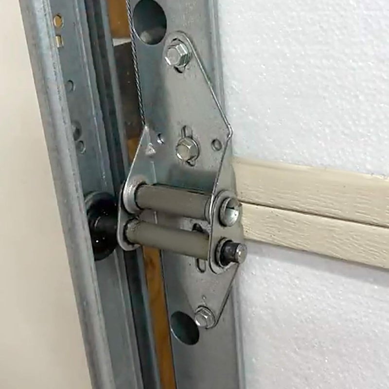 Wulankd 2 Packs Garage Door Hinges #2 with Galvanized Finish - Heavy Duty 14 Gauge Steel, Suitable for Residential/Light Commercial Garage Door Replacement - Image 4