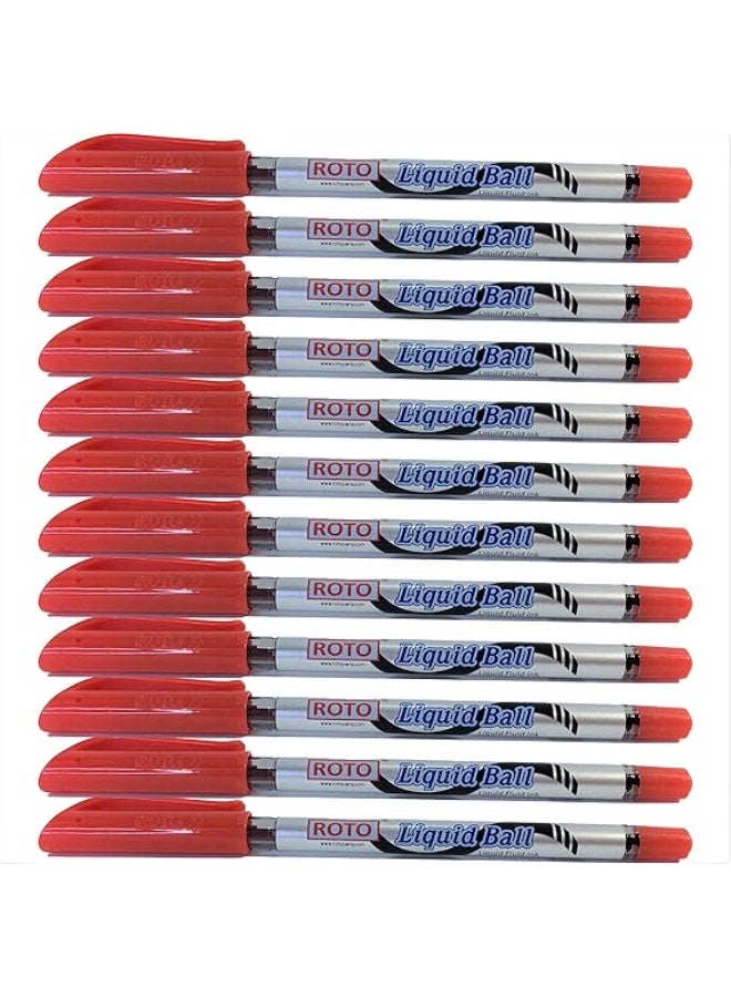 روتو مجموعة أقلام روتو ليكويد 0.7 مم (أزرق، أسود، أحمر) 36 قلمًا - Image 3