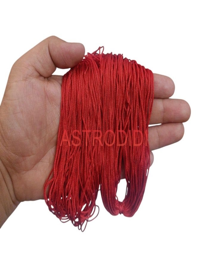 ASTRODIDI Religious Red Sacred Thread Laal Silk Dhaga Raksha Sutra | Lal Color ka Dhaga Perfect For Puja and Religious Purpose and Bracelet Jewelery Making, Arts And Crafts Etc (Lengh Approx 30 Meter) - Image 5