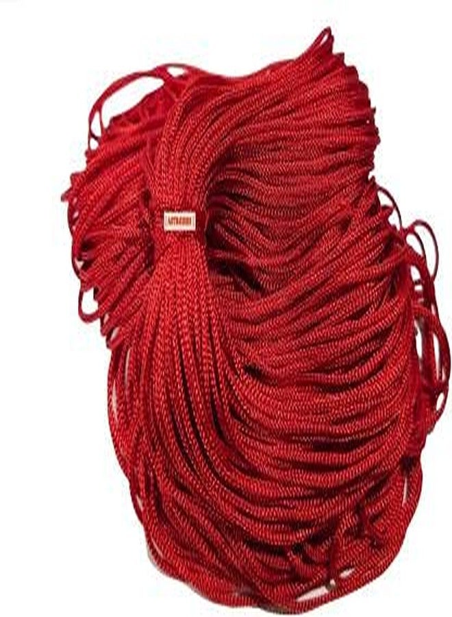 ASTRODIDI Religious Red Sacred Thread Laal Silk Dhaga Raksha Sutra | Lal Color ka Dhaga Perfect For Puja and Religious Purpose and Bracelet Jewelery Making, Arts And Crafts Etc (Lengh Approx 30 Meter) - Image 2