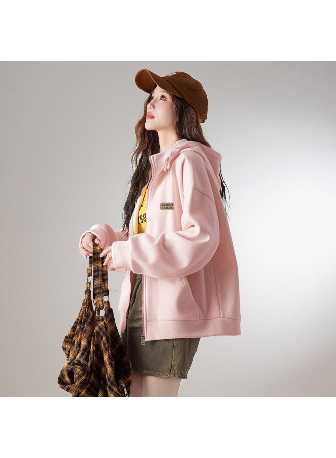Flying in the snow Women's Jacket 2025 New Arrival Autumn Winter Casual Comfortable Korean Style Lazy Loose Cardigan Top - Image 4