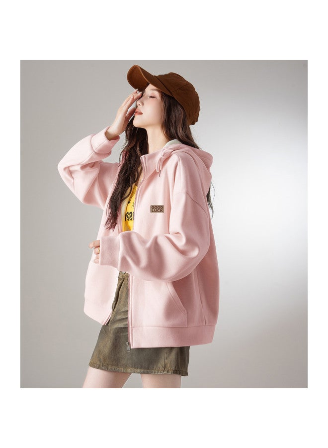 Flying in the snow Women's Jacket 2025 New Arrival Autumn Winter Casual Comfortable Korean Style Lazy Loose Cardigan Top - Image 5