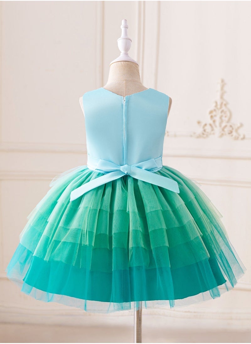 D'Daniela Mermaid Tulle Dress - Image 2