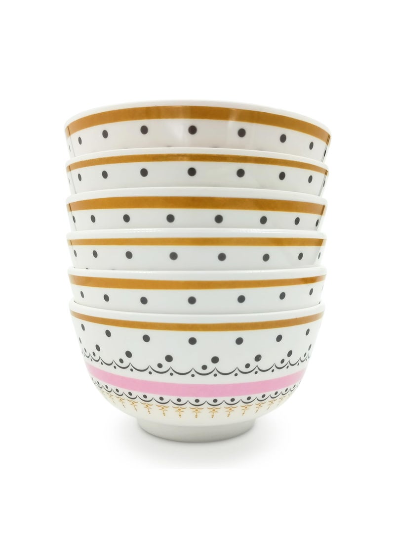 Superware Superware | Pure Melamine | Katori Set – Diamond 3.5” (6 nos.) | Stain Free, Glazed Finish  - Image 1