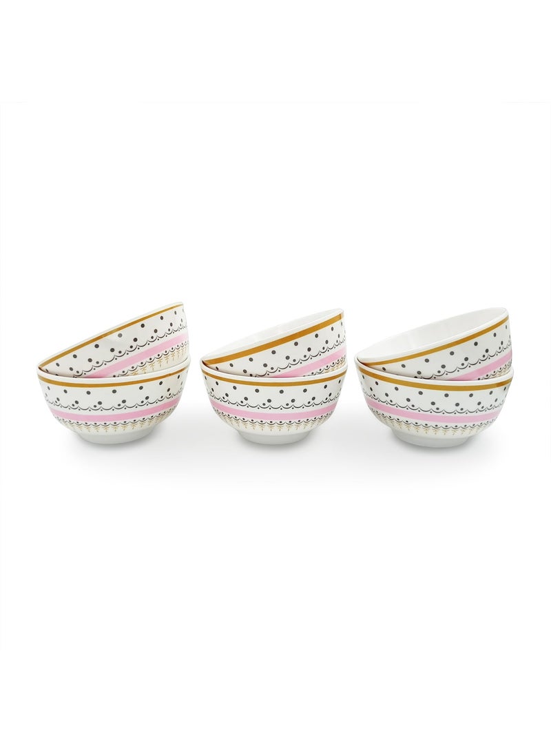 Superware Superware | Pure Melamine | Katori Set – Diamond 3.5” (6 nos.) | Stain Free, Glazed Finish  - Image 5