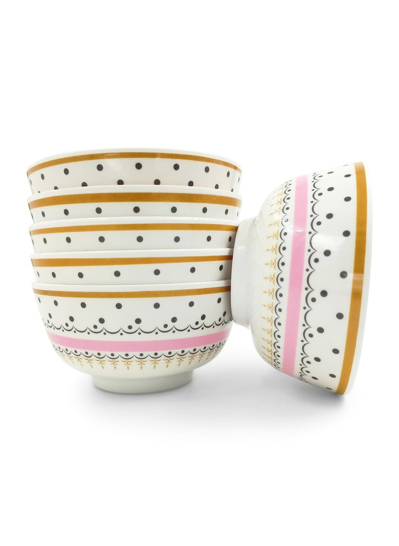 Superware Superware | Pure Melamine | Katori Set – Diamond 3.5” (6 nos.) | Stain Free, Glazed Finish  - Image 3