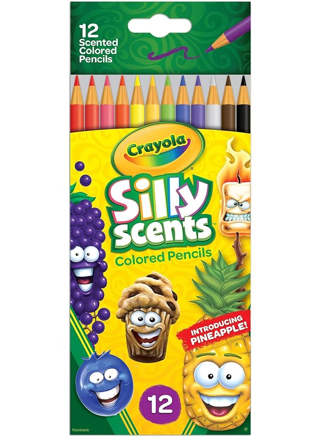 Crayola Silly Scents Colored Pencils Multi Color Cy68 2112 - Image 1