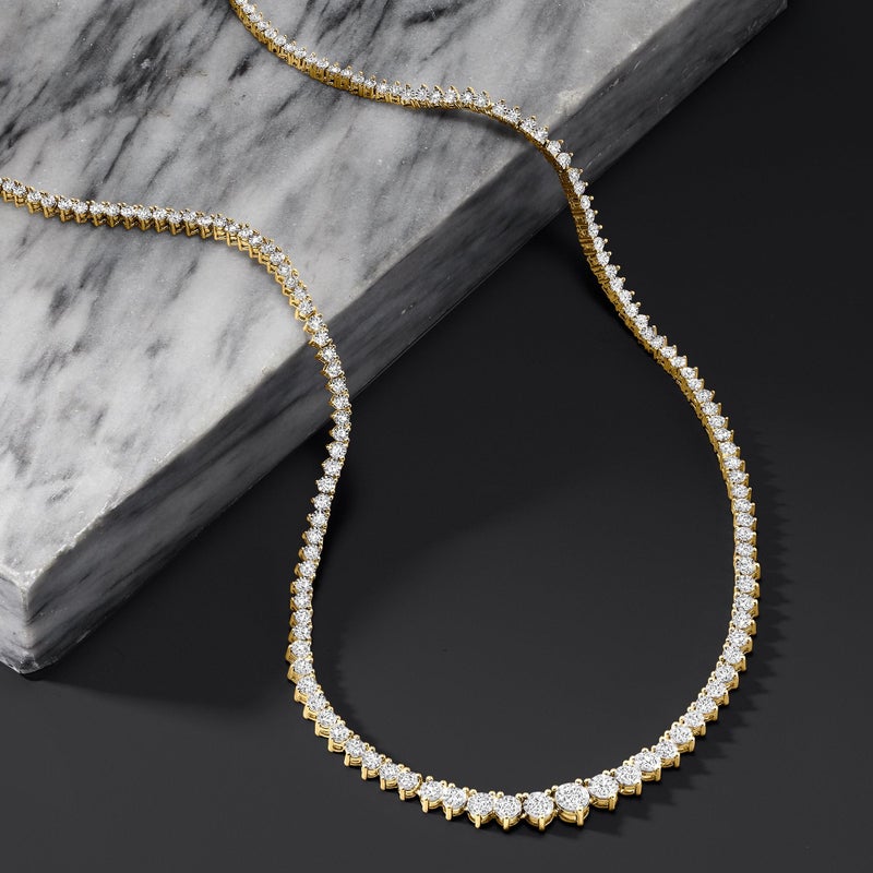 Ross-Simons 3.00 ct. t.w. Diamond Tennis Necklace - Image 3