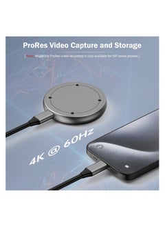 SYOSI Magnetic M.2 2230 2242 NVMe Enclosure, SSD to USB C Enclosure Compatible with Magsafe for iPhone 15 Pro Max ProRes, M.2 to USB SSD Reader M Key & B+M Key, Type C 10Gbps, Aluminum Alloy SSD Case  - Image 4