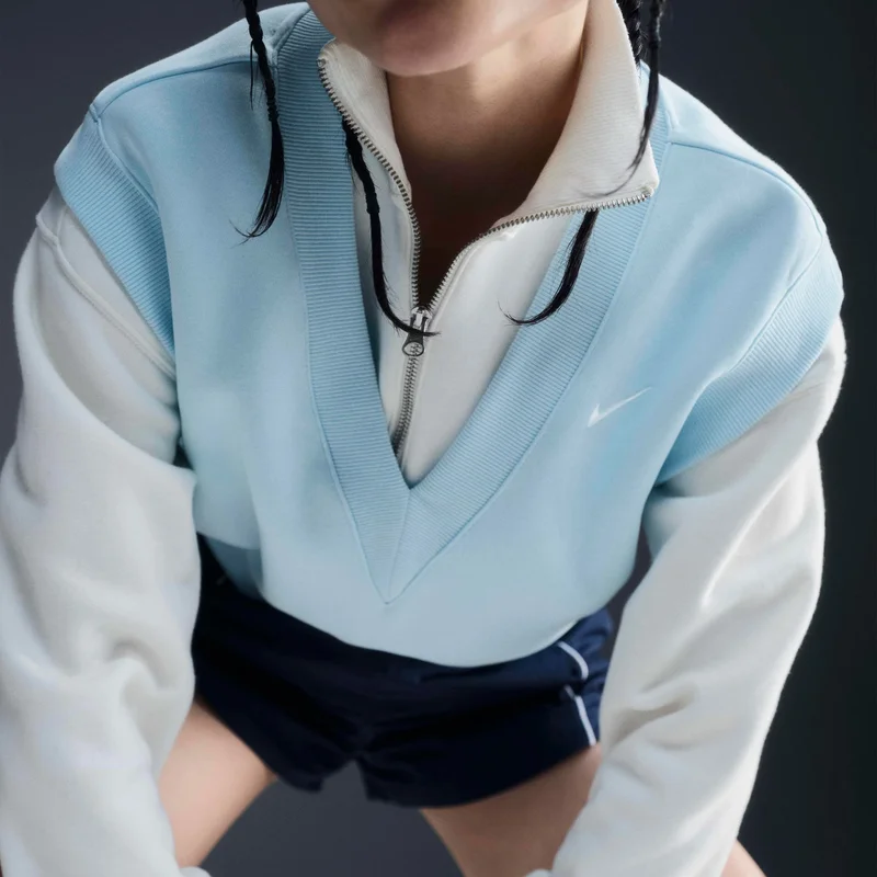 Nike Blue Nike Sportswear Phoenix Fleece for Women | Best Price UAE