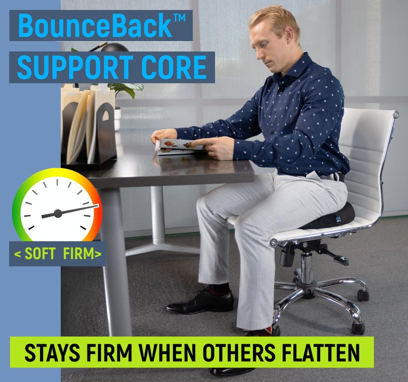 Ergonomic Innovations PT ENDORSED Donut Pillow for Tailbone Pain Relief, Hemorrhoid Pillow for Sitting, Donut Seat Cushion Post Surgery, Lifting Cushions for Postpartum Pregnancy, Coccyx, Bed Sore Cushion Butt Pillows - Image 3