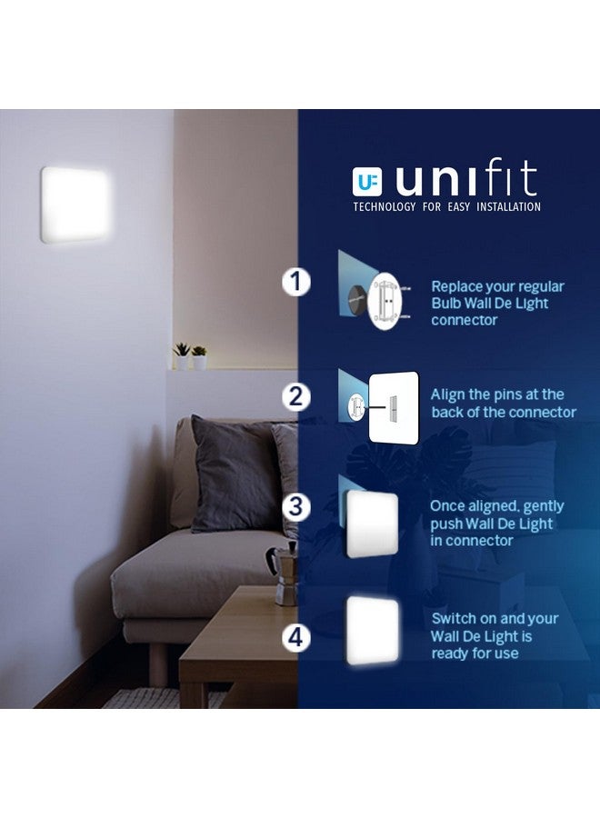Halonix Prime 12W Square Slim Surface Downlighter | CCT-6500K Cool Day Light | Slim Decorative Wall & Ceiling Light | Pack 10 - Image 2