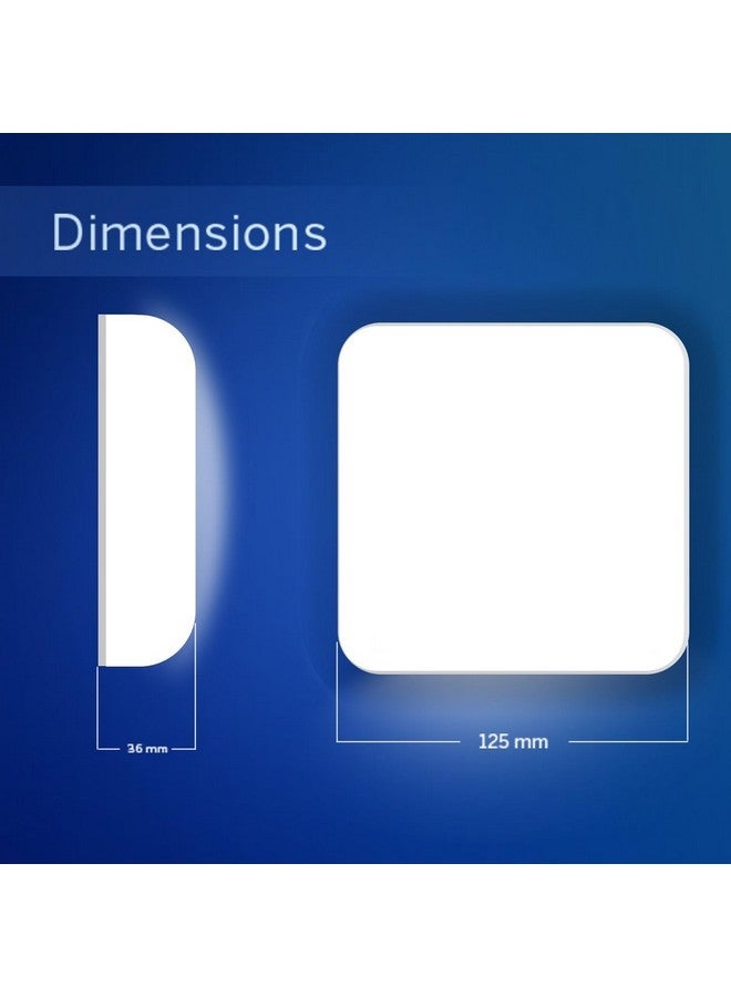 Halonix Prime 12W Square Slim Surface Downlighter | CCT-6500K Cool Day Light | Slim Decorative Wall & Ceiling Light | Pack 10 - Image 4