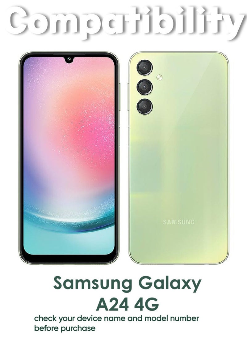 ACLIX 4 Pieces Antistatic ESD Dustproof Premium Quality High Definition Tempered Glass Screen Protector Designed For Samsung Galaxy A24 4G - Image 3