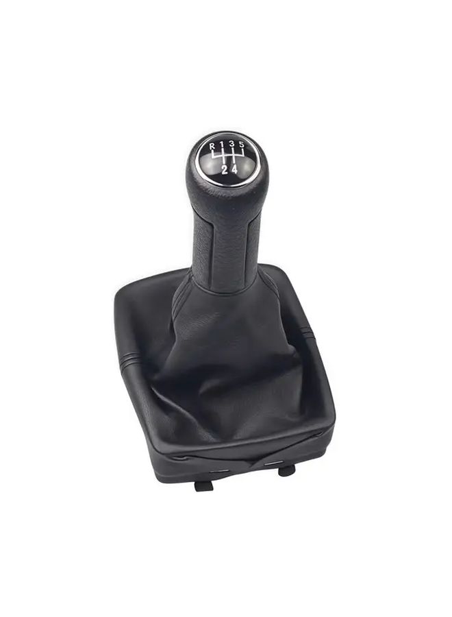 VW Polo 9N 9N2 9N3 2002 2003 2004 2005 2006 2007 2008 2009 5 Gears Leather Gear Shift Knob Lever Gaitor Boot Interior Accessories - Image 5