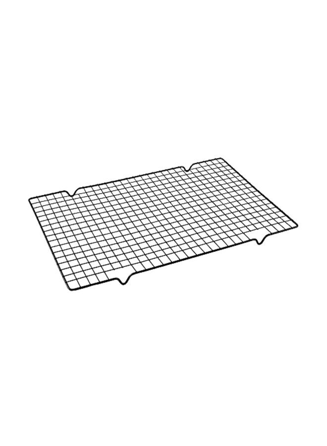 Nonstick Baking Cooling Rack Black 10x16inch - Image 1