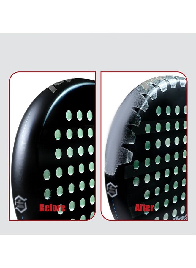 إيليلي واقي مضارب، نسيج ألياف الكربون - كبير | خفيف الوزن ومتين لحماية قصوى للحواف | مقاس عالمي، سهل التركيب - Image 5