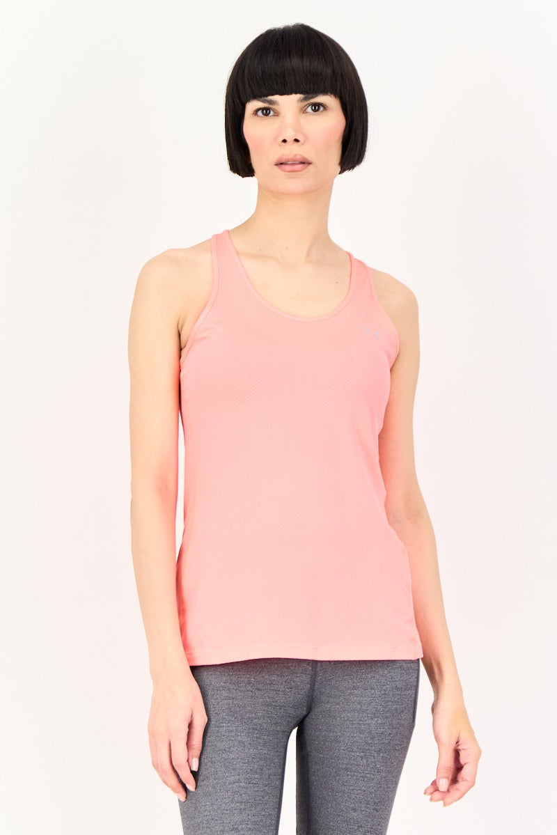 UNDER ARMOUR Women Sportswear Fit Sleeveless Training Tank Top, Pink - Image 1