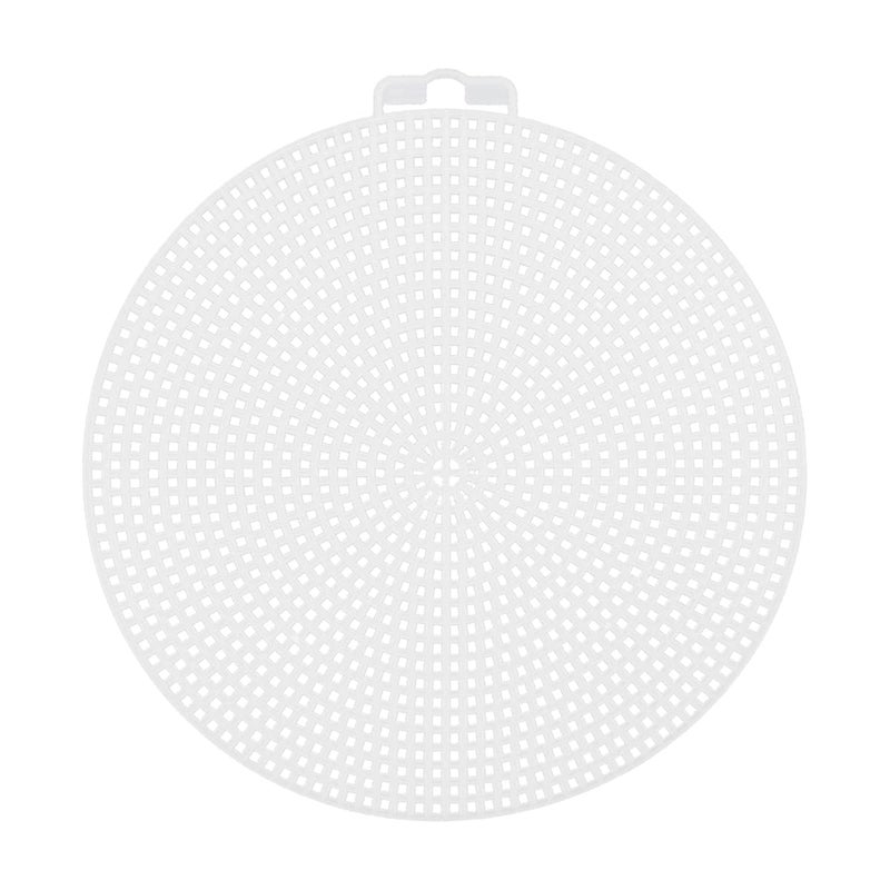 DIY Plastic Stitching Canvas Round Mesh Plastic Canvas Cross Stitch Grid Sheets for Embroidery Plastic Canvas Craft and Crochet Projects Large