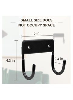 SYOSI Ironing Board Wall Mount, Ironing Board Hanger, Ironing Board Holder, Iron Board Hook Wall Mount with Mounting Screws, for Laundry Rooms  - Image 2